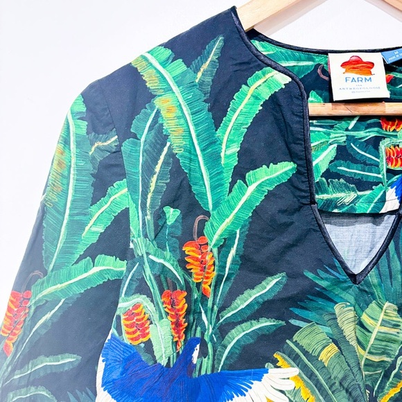 ✨HOST PICK✨ FARM RIO Adrianna blouse with tropical pattern * - Picture 3 of 9